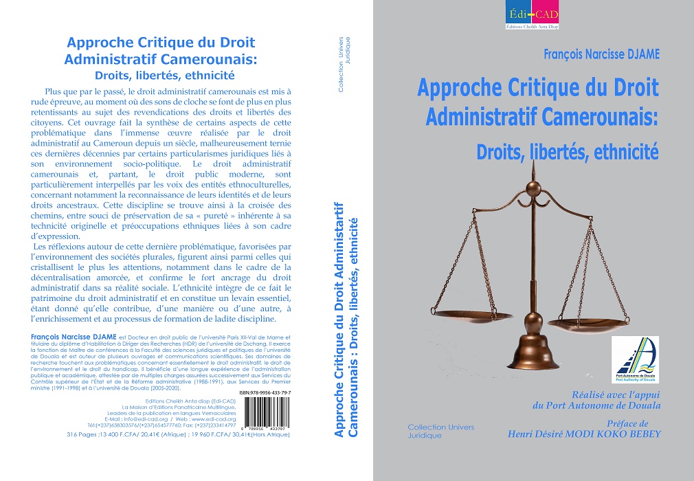 Approche Critique du Droit Administratif Camerounais: Droits, libertés, ethnicité